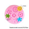 Molde de Silicone Líquido de Grau Alimentício para Aromaterapia em Gesso, Formato de Flor, Sabão, Vela, Gota de Cola, Ovo