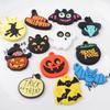 Halloween abóbora morcego fantasma chaveiro cola macia pingente PVC epóxi desenhos animados bruxa chaveiro joias