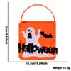 Bolsa Tote de Fieltro de Calabaza de Dibujos Animados de Halloween Decoraciones para Fiesta Infantil Bolsa de Regalo Divertida Bolsa para Dulces Bolsa para Dulces
