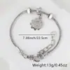 Pulsera Nueva Transfronteriza Popular Estilo Ins Nicho Lujo Ligero Gama Alta Moda Europea y Americana Versátil Pulsera Personalizada