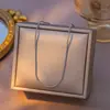 Corrente Cruzada da Moda Versátil Corrente para Lábios Colar de Aço Titânio Corrente Lisa Básica Acessório de Aço