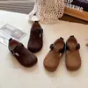 Zapatos Birkenstock para Niños 2026 Nueva Colección Primavera y Otoño Zapatos de Piel para Niñas Mocasines Versátiles Zapatos de Suela Suave para Niñas Zapatos Planos de Primavera