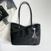2026 Nuevo Bolso Tote Casual de Color Sólido de Moda Simple Estilo Coreano Gran Capacidad Diseño Moderno de Hombro Único para Mujer