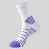 Meias masculinas de verão com sola de toalha espessa, absorventes de suor e antiderrapantes para corrida ao ar livre, ciclismo, badminton e basquete