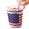 Fundas para Latas de Cerveza y Cola Sublimadas con Estampado de Material de Buceo Transfronterizo con Base Plegable y Logo Personalizable