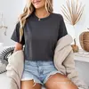 [Camiseta de algodón talla europea] Sin diferencia de precio con la fábrica de origen, Venta al por mayor de camisetas lisas de color puro, Soporta lotes mixtos, Soporta una pieza
