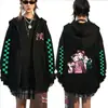 Sudadera Unisex de Anime Merchandising de Demon Slayer Sudadera con Capucha Estilo Japonés Cárdigan Casual Transfronterizo Chaqueta Modelo Nuevo Primavera y Otoño