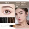 Lápiz de cejas de cuatro puntas para principiantes, impermeable y de larga duración, crea cejas definidas y de aspecto natural, de dos puntas para dar forma precisa, Phil Makeup