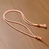 Cordón para Collar Tejido a Mano al por Mayor Colgante Semi-Terminado Joyería Portátil Hebilla de Paz Dorada Cordón para Colgante de Collar en Liquidación