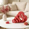 Molde de silicona con forma de corazón hueco simple estilo ins Chunqi, multitanño, para decoración de velas de yeso de aromaterapia DIY