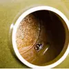 Jarra de Cerâmica para Vinho Jingdezhen Selada Doméstica 6kg Gatos 17.5kg Gatos Jarra de Vinho com Torneira Frasco Garrafa de Vinho