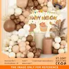 Set de Globos de Cumpleaños Más Vendidos Transfronterizos Bandera de Pancarta de Capibara Decoración de Fiesta Montaje de Escena Globos para Niños