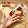 Producto popular en líneaHerramienta de masaje de puntos de acupuntura de meridianos de articulaciones de mano de cuatro rodillos de madera maciza mejorada y rascador de dedos