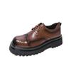 Sapatos de Couro Transfronteiriços, Sapatos Masculinos, Novos Estilos de Sapatos Brogue Britânicos, Sapatos de Casamento para Noivos, Estilo Coreano Casual de Negócios Sapatos Grandes de Couro