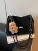 2025 Nuevo Bolso de Hombro de Textura de Alta Gama para Otoño e Invierno Bolso Grande de Capacidad para el Trabajo Bolso Tote para Mujer Bolso Cruzado Simple