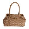 Bolso Tote Casual de Hombro Único Textura Escarchada Moda Retro Otoño 2025 Peludo de Mano para Mujer