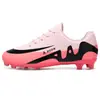 Chuteiras de Futebol Infantis Personalizadas Transfronteiriças para Meninos, Chuteiras de Futebol Juvenis para Estudantes, Chuteiras de Futebol com Travas Tf para Meninas, Chuteiras de Futebol com Travas Longas Ag