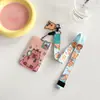 Delfín Jun Capibala Juego de Tarjetas con Cuerda Larga Colgante de Cuello Estudiante Tarjeta de Acceso Yangchengtong Metro Juego de Tarjetas de Acceso Moda Fácil de Llevar