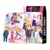 Tarjetas Flash Láser Los Niños Empujo Doble Cara 30 Tarjetas Pequeñas Tarjetas LOMO En Caja Tarjetas del Tesoro Tarjetas de Felicitación Marcapáginas