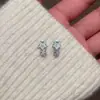 Pendientes Especiales de Estrella de Perla Clips para Orejas Diseño de Nicho Corazón de Chica Ins Pendientes Versátiles de Gama Alta Estilo Nuevo