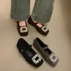 Sapatos femininos plus size, tamanhos 41 a 43, para pés largos e cheinhos, nova coleção outono/inverno 2026, estilo Mary Jane, sapatos femininos baixos, fofos e quentes de algodão