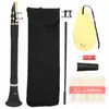 SLADE Clarinete de Bolsillo Mini Clarinete Negro Instrumento para Niños Principiantes ABS Clarinete Sencillo Instrumento de Viento Madera