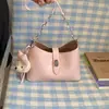 Nuevo Bolso de Axila Rosa Exquisito de Alto Valor para Mujer, Bolso de Hombro con Cadena Versátil, Bolso de Alta Gama para el Trabajo, Primavera 2026