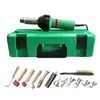 Pistola de Solda de Plástico com Temperatura Ajustável 1600W, Pistola de Ar Quente para Solda de Piso Plástico Pvc, Máquina de Solda de Plástico Integrada