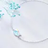 Pulseira Pequena de Baleia em Prata de Lei S925 para Mulheres, Estilo Coreano, Simples e Única, Pulseira de Nicho, Novo Estilo 2026, Joia Elegante