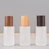 Frasco de Vidro Cilíndrico Fosco Portátil de 20ml para Perfume/Sub-frasco/Frasco com Borrifador/Frasco Vazio Tipo Pressão
