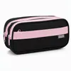 Desembalar Estojo de Lápis Poliéster Estilo Coreano 100*220mm Bolsa de Papelaria Universal para Alunos do Ensino Médio e Estiloso para Alunos do Ensino Fundamental