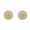 Chica estilo Hong Kong ~ aretes de flores retro aretes 2025 nueva moda aretes temperamento personalidad de aguja de plata 925 para mujer