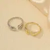 Diseño Francés de Nicho Anillo Liso Anillo Dedo Índice Joyería Personalizada de Moda Anillo Liso Geométrico Anillo Brillante para Mujer Gama Alta