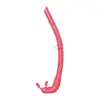 Tubo de respiración húmedo transfronterizo, Tubo de respiración de silicona para buceo libre, Tubo de respiración profesional para snorkel, Plegable y almacenable