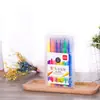 Set de plumas de acuarela Deli, plumas de acuarela de punta suave para jardín de niños, lavables, 24 colores, pincel para grafiti, plumas de acuarela para niños