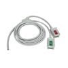 Kit de impedancia con correa de electrodo para tomografía de impedancia pulmonar, correa de electrodo de silicona, cable principal con alambre a presión de 17 derivaciones