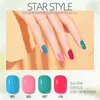 Brillo color de moda transfronterizo pegamento fluorescente verde caramelo europeo y americano rosa Barbie dopamina fototerapia pequeño libro rojo pegamento para esmalte de uñas