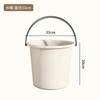 Cubo de Plástico para el Hogar con Tapa Cubo Portátil Cubo Extra Grande para la Lavandería Engrosado Cubo para Baño de Dormitorio Estudiantil Cubo de Almacenamiento de Agua