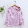 Ropa de Algodón Puro para Mujer, Mono de Apertura Total con Cremallera para Fisioterapia, Cuidado del Algodón, Ropa para Fractura, Hemiplejia, Postrados, Rehabilitación, Tops y Pantalones de Acupuntura