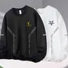 Camiseta de Manga Larga para Hombre Destacada, Estampado de Marca de Moda, Top Otoño/Invierno, Sudadera, Camiseta Interior Juvenil, Camiseta Base