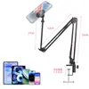 Brazo Mecánico de Acero al Carbono Soporte Magnético para Tableta y Teléfono para Mesita de Noche, Soporte Multifuncional para iPad y Computadora