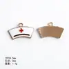 Nueva Serie Médica de Dibujos Animados Aleación Goteo de Aceite Doctor Enfermera Collar Pulsera Colgante Venta Directa de Fábrica Diseño Original