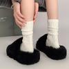 Calcetines de mujer de otoño e invierno, calcetines de imitación de aguja gruesa hasta la mitad de la pantorrilla, calcetines de marea recomendados por el pequeño libro rojo, calcetines de patineta, calcetines de algodón para mujer al por mayor