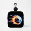Bolsa de Monedas con Estampado de Fútbol Copa Mundial 2026 Cremallera Entrenamiento al Aire Libre Bolsa para Comida de Perro Almacenamiento Bolsita para Auriculares Mini