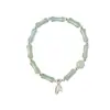 Nuevo Pulsera de Piedras Multicolor Estilo Chino para Mujer, Diseño de Nicho Ins, Colección de Pulseras Dulces y Sencillas para Apilar