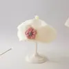 Boina para Niña para Otoño e Invierno, Lindo Moño Bordado, Sombrero de Lana Cálido y a Prueba de Viento, Boina de Tejido para Bebé Niña