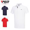 Ropa de golf PGM para niños, camiseta de manga corta para niños, ropa deportiva de primavera y verano para niños, suministro directo de fábrica.