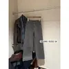 Jeans de Pierna Ancha Estrecha Lavados Elásticos en Cuatro Direcciones Moda Estilo Lujo Otoño Su Xinlan/YOUMO para Mujer 95292-3