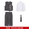 Comercio Exterior Transfronterizo Elegante Traje Británico para Niños Conjunto Traje de Boda Paje Ropa Formal Traje para Niños Ropa para Presentación de Piano