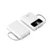 Exclusivo transfronterizo 20000mAh gran capacidad carga rápida 45W puede cargar laptops fácil de transportar con cable incorporado